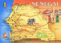Miniature Carte Sénégal